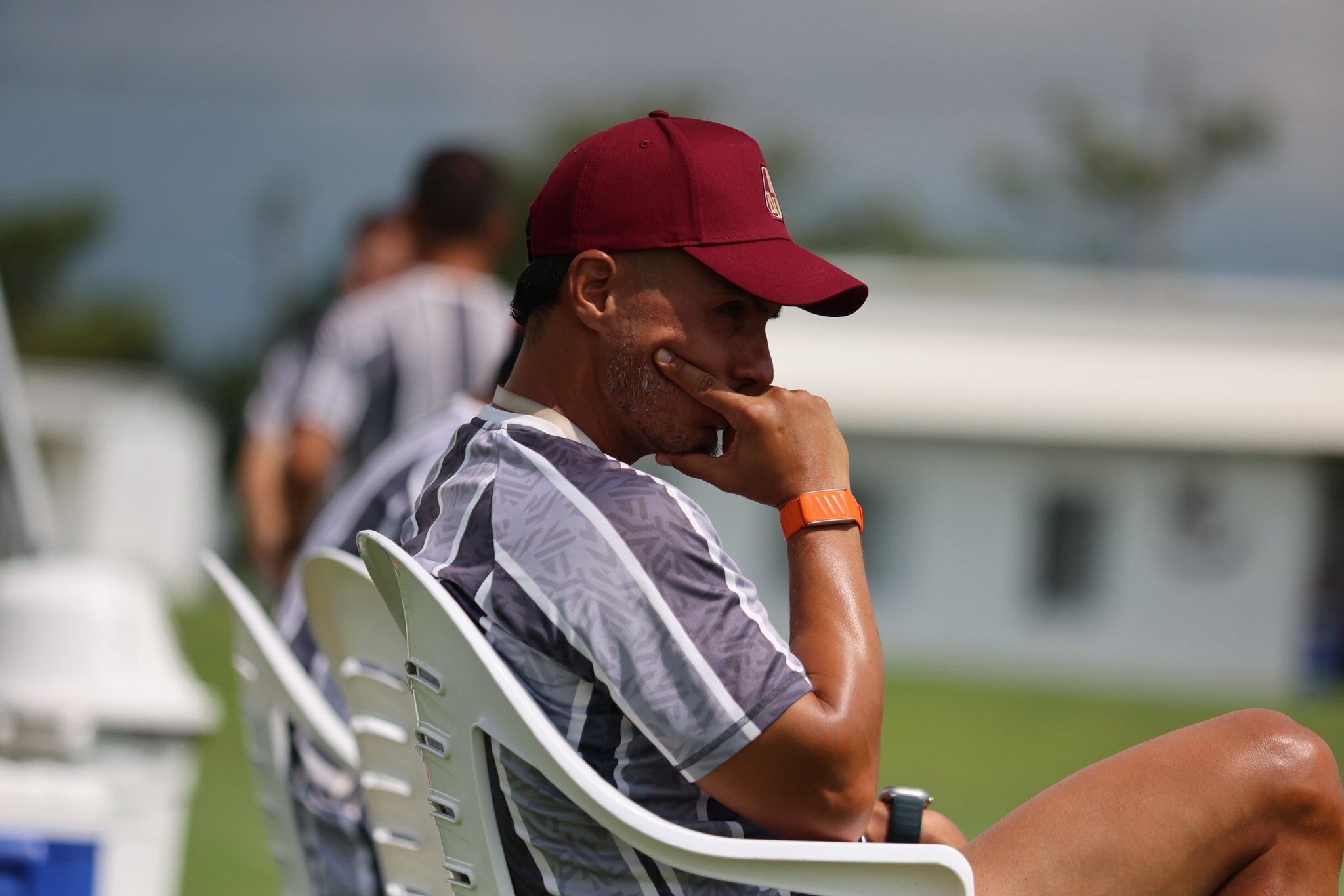 Lucas González en un entrenamiento del Tolima.