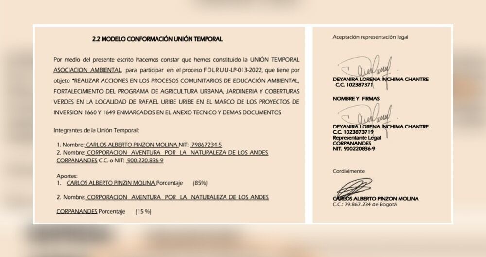 Evidencia expuesta por la concejal Mafe Rojas