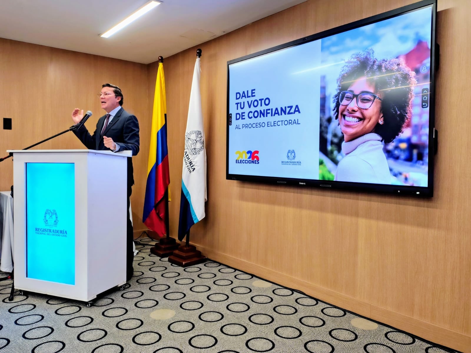 el registrador nacional, Hernán Penagos, anunció que las elecciones no serán canceladas, aunque sí se aplicarán medidas especiales para garantizar el derecho al voto de los ciudadanos afectados.