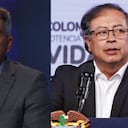 Andrés Julián Rendón y Gustavo Petro.