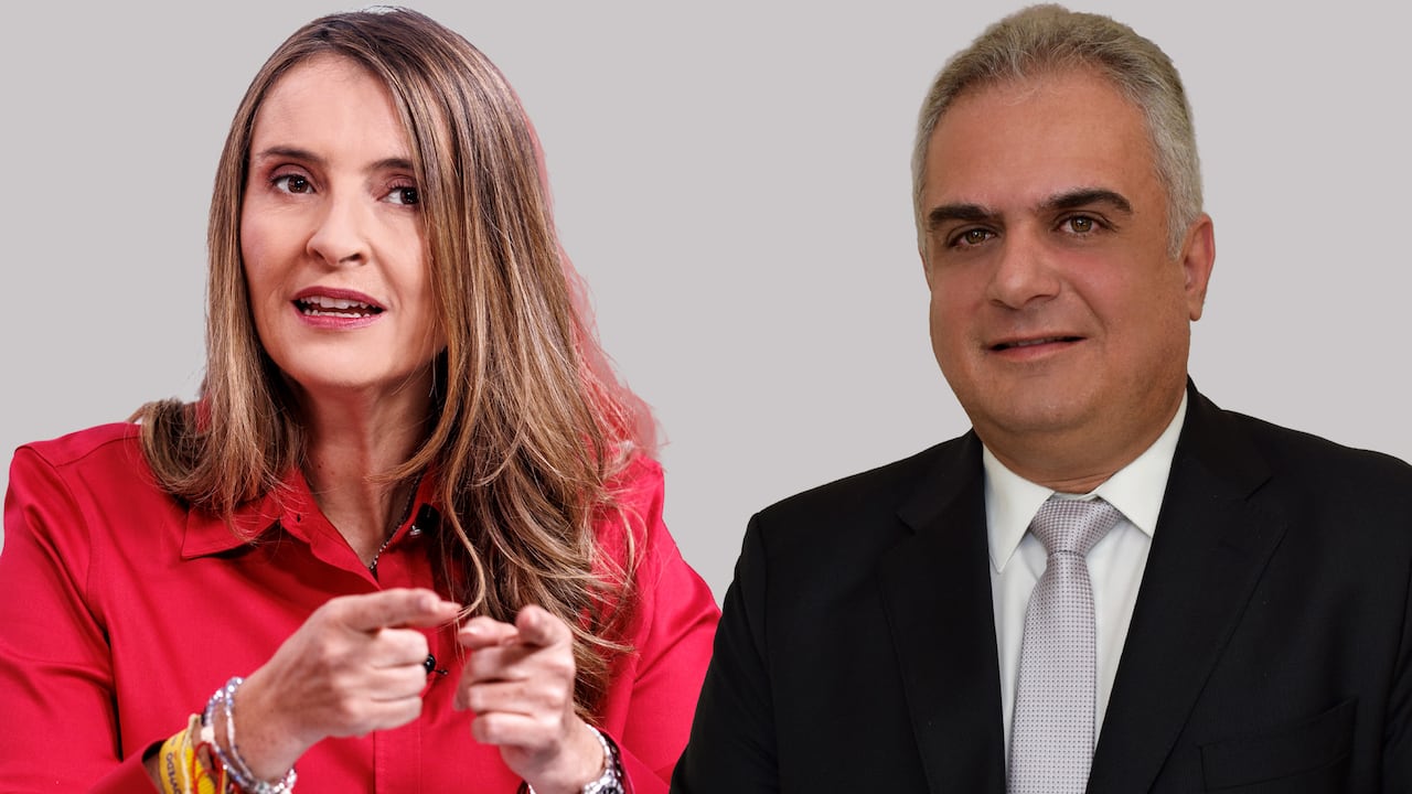 Paloma Valencia y Jhony Besaile Fayad.