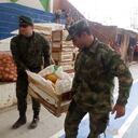 Las familias recibieron alimentos perecederos y no perecederos.