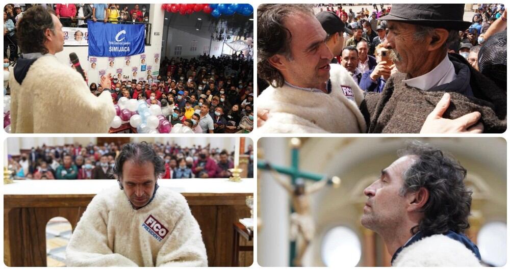 Federico Gutiérrez durante su recorrido en Boyacá