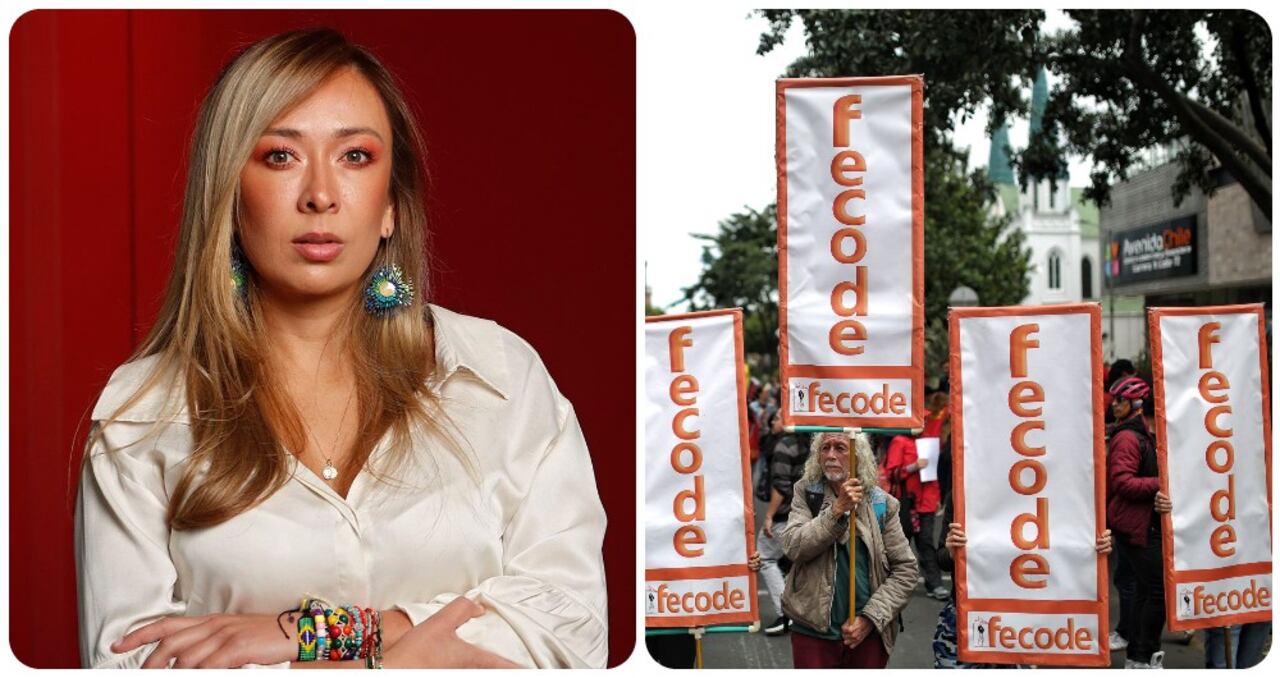 Katherine Miranda y Fecode.