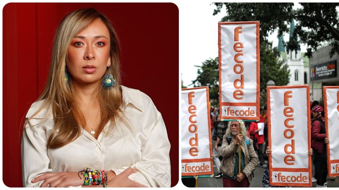 Katherine Miranda y Fecode.