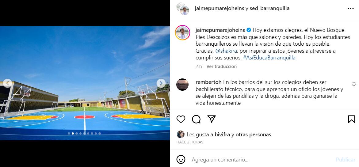 El colegio beneficiará a más de 1.000 niños