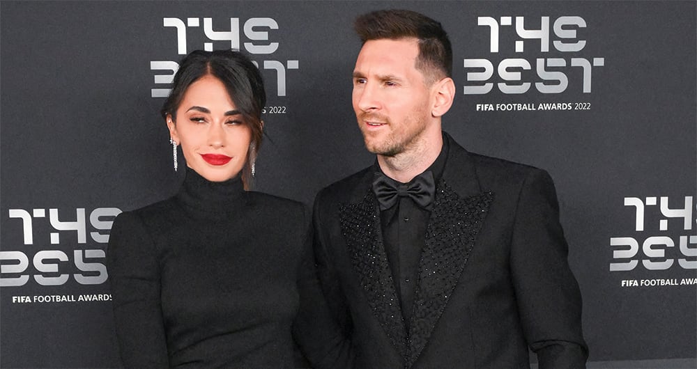  Lionel Messi y Antonela Roccuzzo se casaron en 2017.