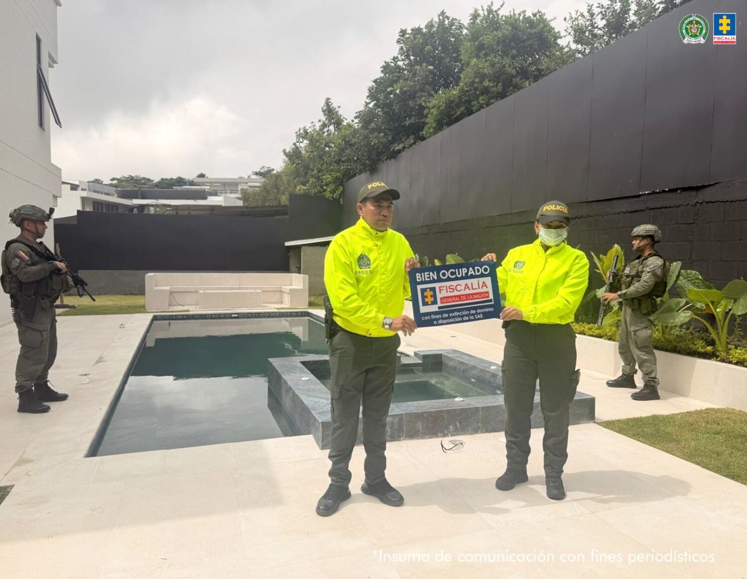 Cinco capturados y bienes incautados a socios del cartel Jalisco Nueva Generación.