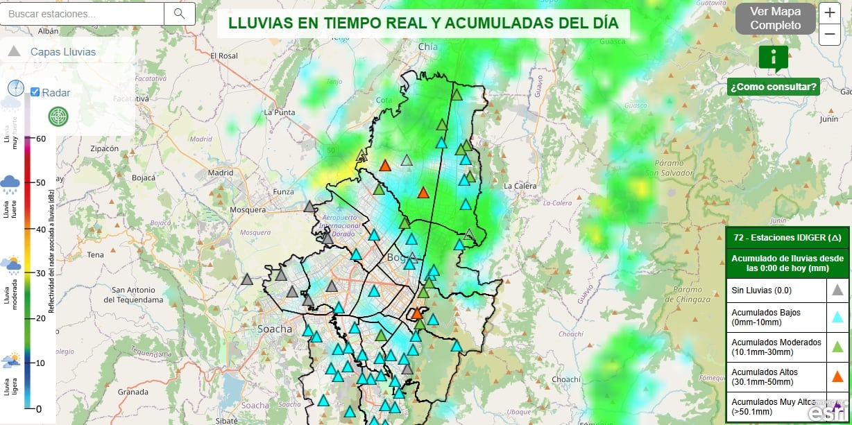 Sistema de Alerta de Bogotá/ Página
