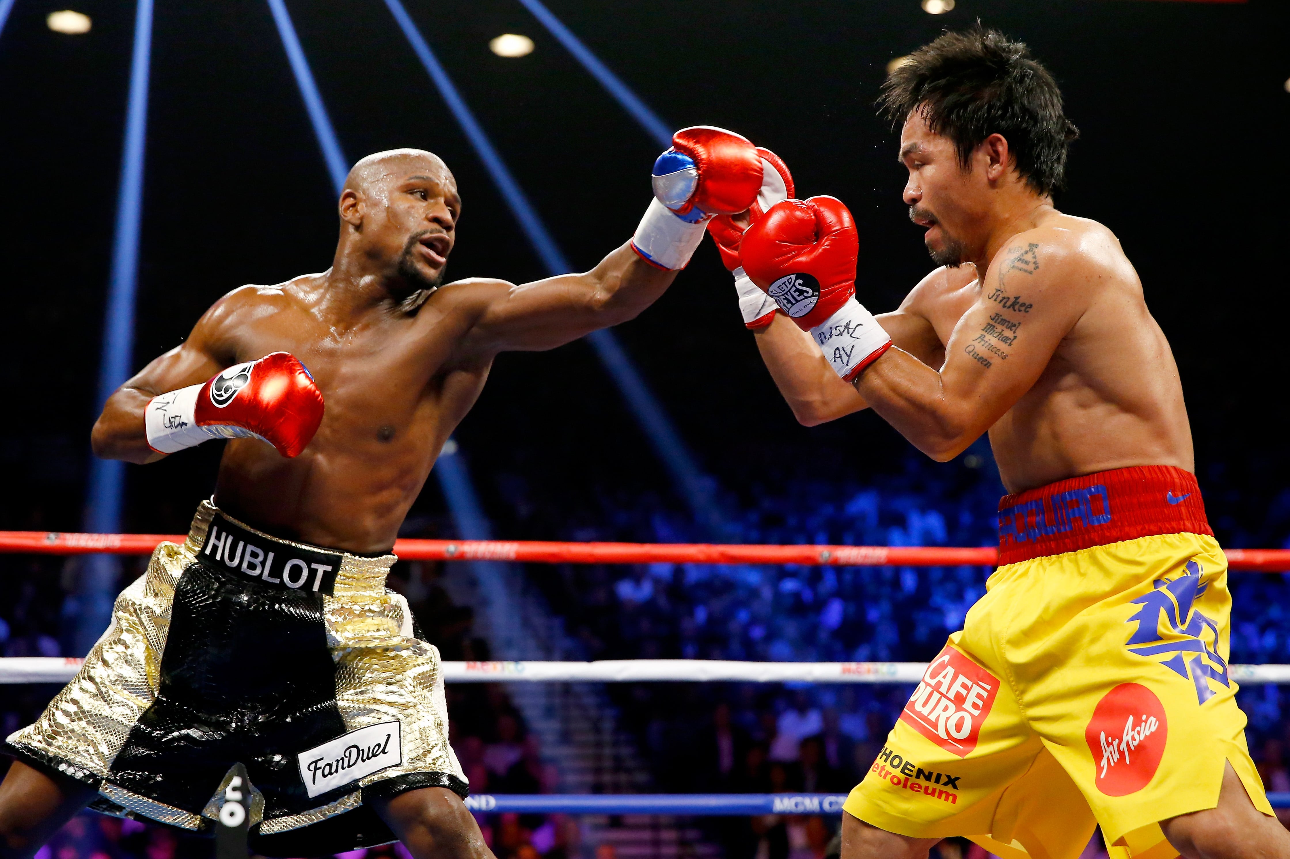 Floyd Mayweather Jr. vs. Manny Pacquiao disputarán la revancha tras 11 años.