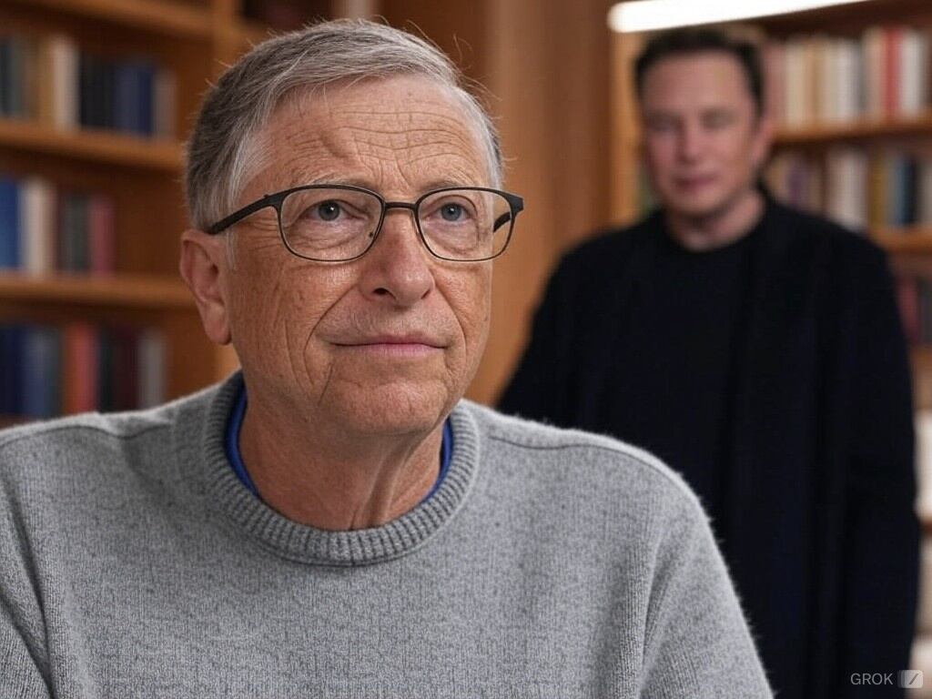 Bill Gates anticipa un cambio mundial en 2025, con Elon Musk en sintonía.