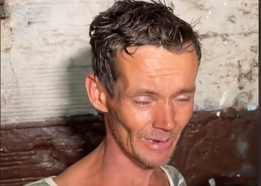 Él es Andrés Giraldo, hombre que aseguró que fue gran modelo y terminó viviendo como habitante de calle.