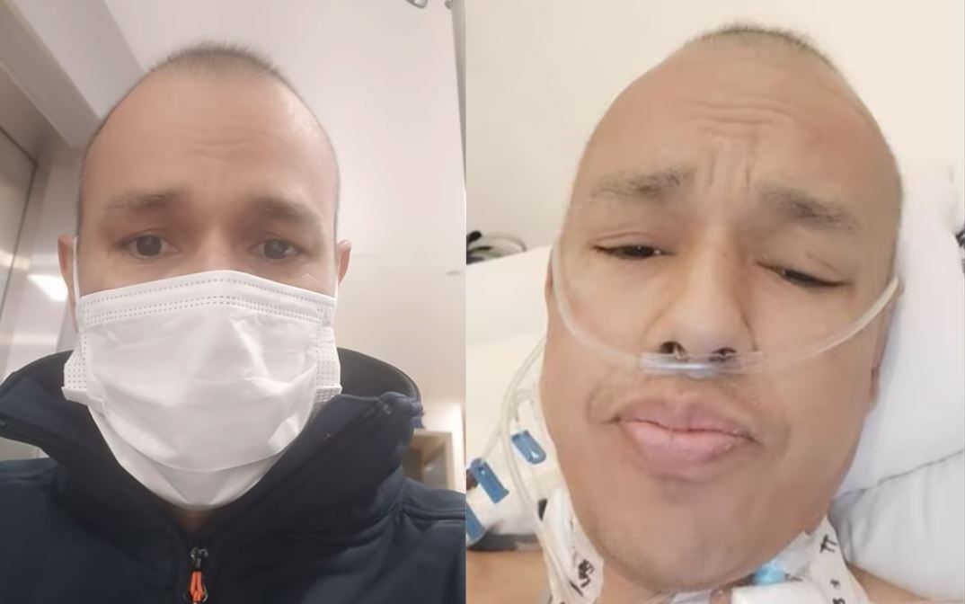 Diego Guauque salió del hospital