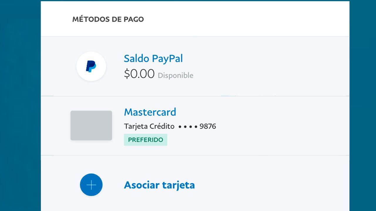 Plataforma de pagos de PayPal.