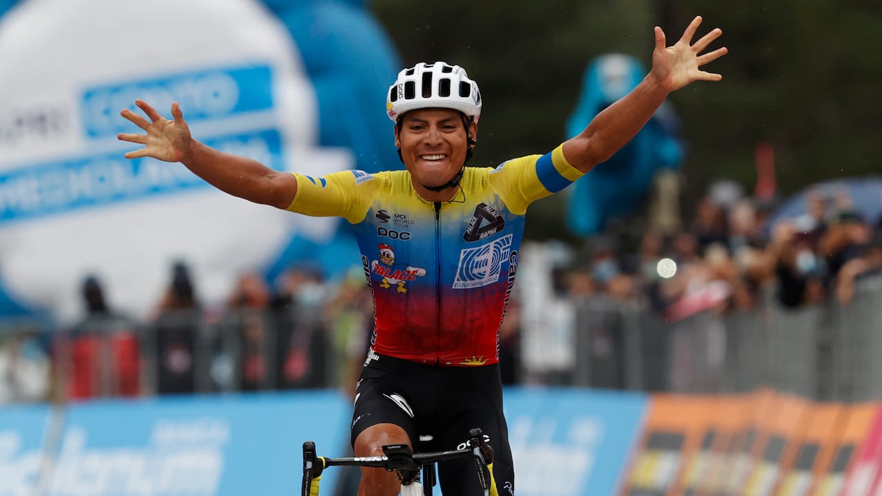 Ciclista ecuatoriano.