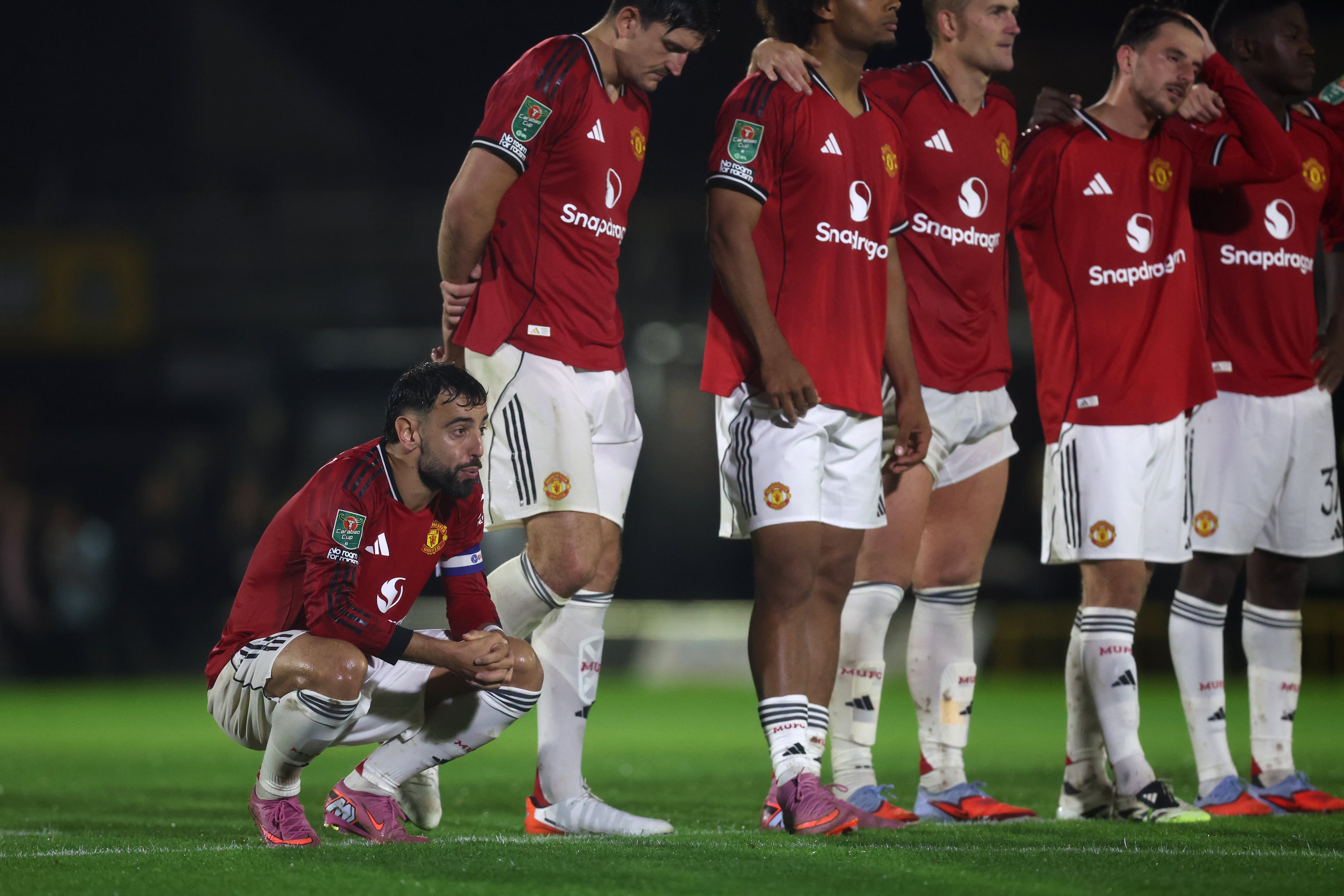 Desolación de Manchester United por su eliminación de Copa de la liga.
