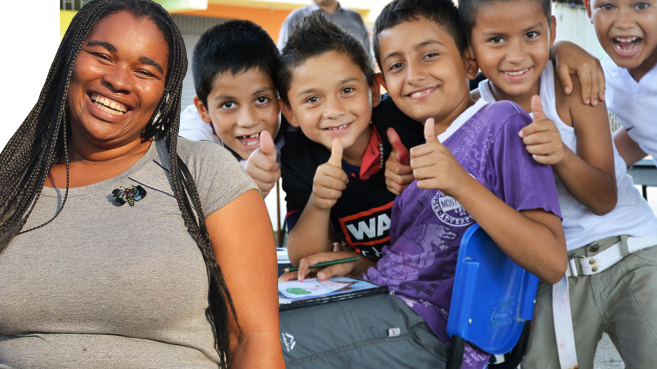 Amalia Cortés aceptó el reto de apoyar a niños que no tenían un futuro claro.
