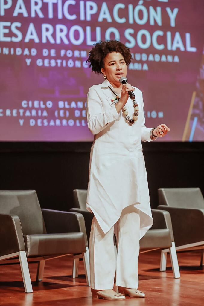 Cielo Blanco Flórez, secretaria (e ) de Participación y Desarrollo Social