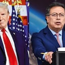 Donald Trump y Gustavo Petro