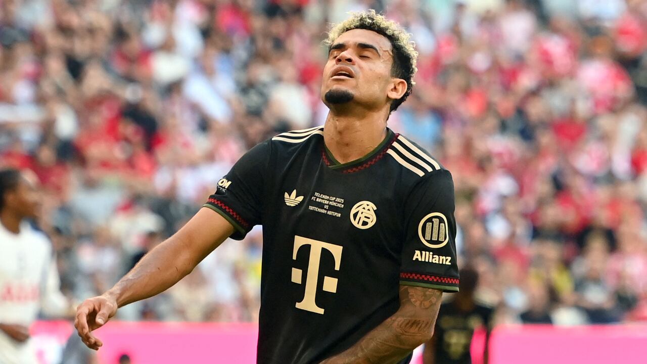 Luis Díaz, jugador del Bayern Múnich en Alemania