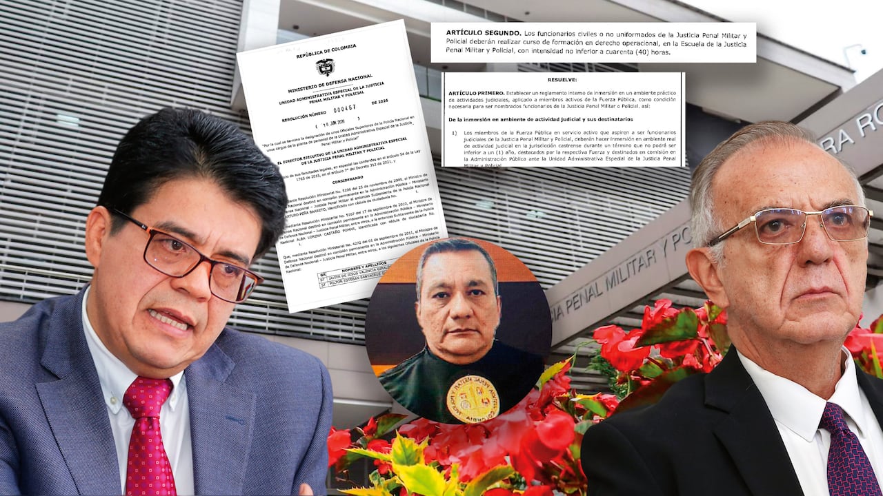 El director de la Justicia Penal Militar y Policial, José Reyes Rodríguez, llegó a este cargo de la mano del exministro de Defensa Iván Velásquez.