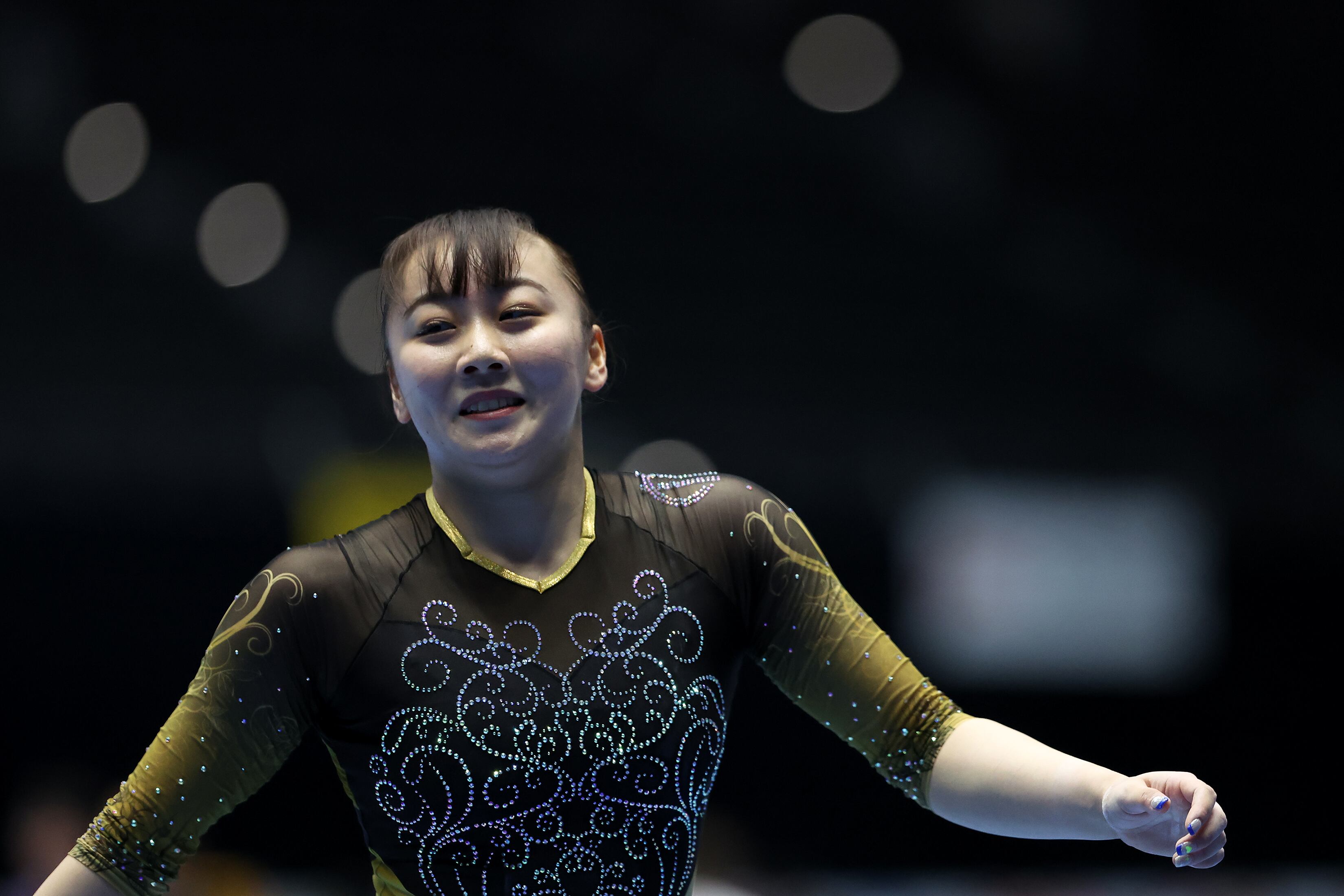 La gimnasta Shoko Miyata.