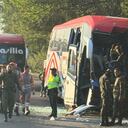 Sitio del accidente de tránsito en Magdalena.