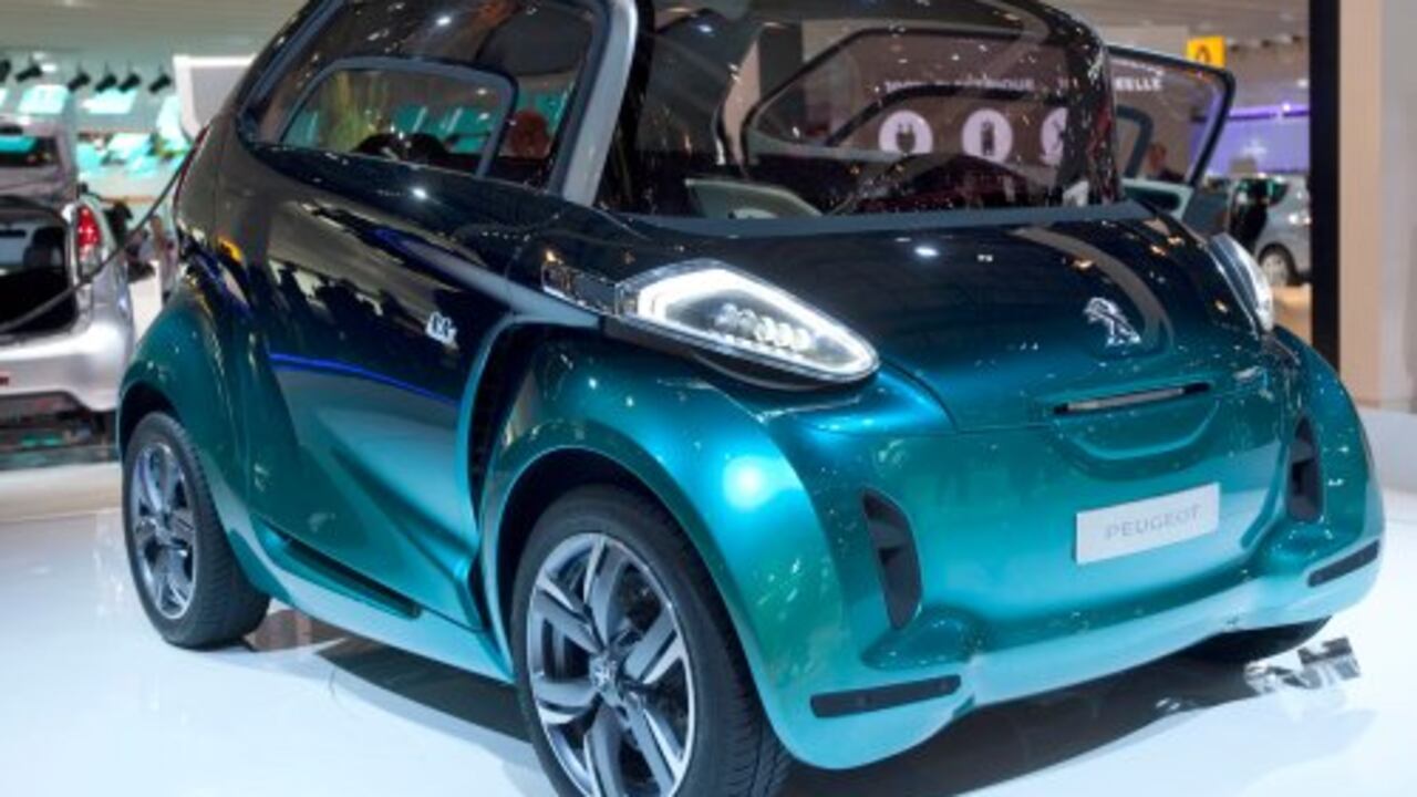 Un carro eléctrico - Peugot BB1