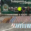 Licor adulterado recuperado en las calles de Medellín.