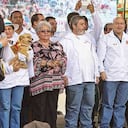 Congresistas y militantes del Partido Comunes, antes Partido Farc.