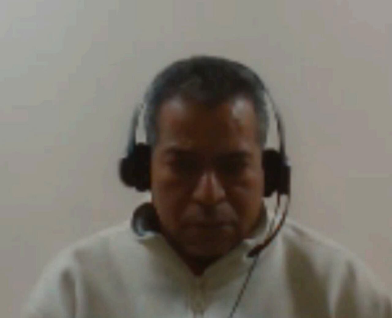 Norbey Olivares Rojas, alias El Diablo, durante las audiencia de vencimiento de términos que le permitió salir en libertad.