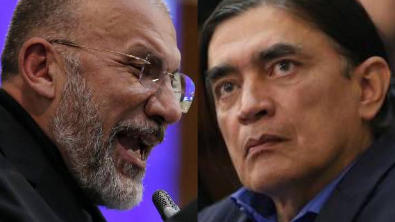 Gustavo Bolívar y Roy Barreras.