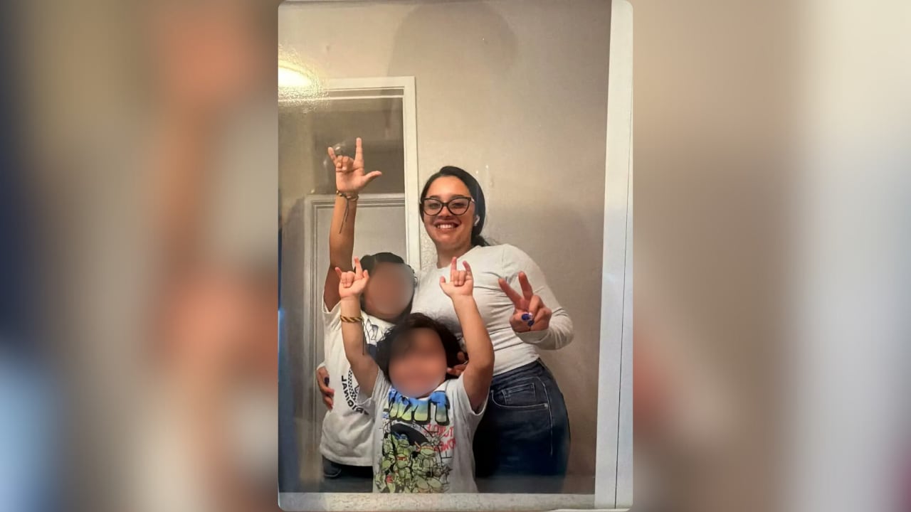 Lesly Rodríguez Gutiérrez juntó a sus hijos.