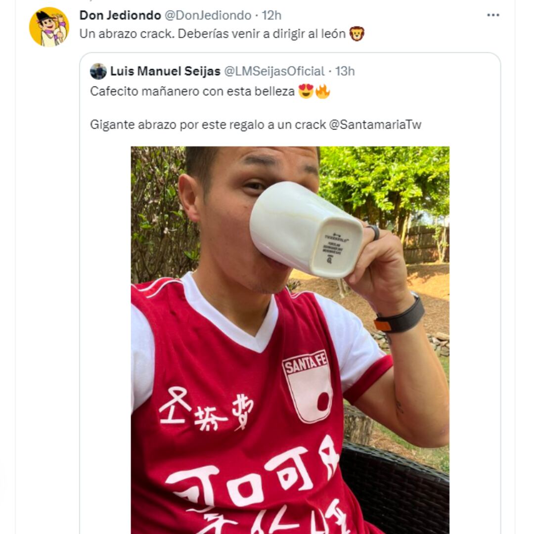 Luis Manuel Seijas fue jugador y multicampeón en su época con Santa Fe.