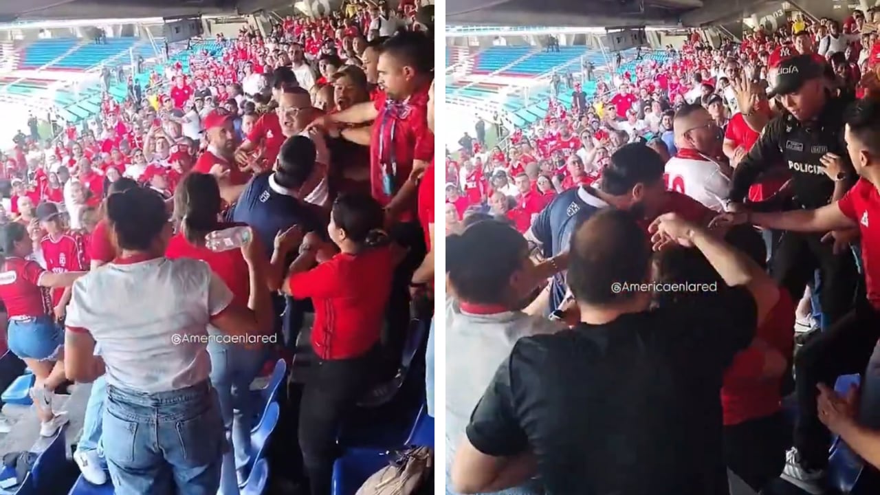 Un episodio de tensión se presentó en el Pascual, cuando la hinchada se partió en dos bandos por Cristian Barrios.