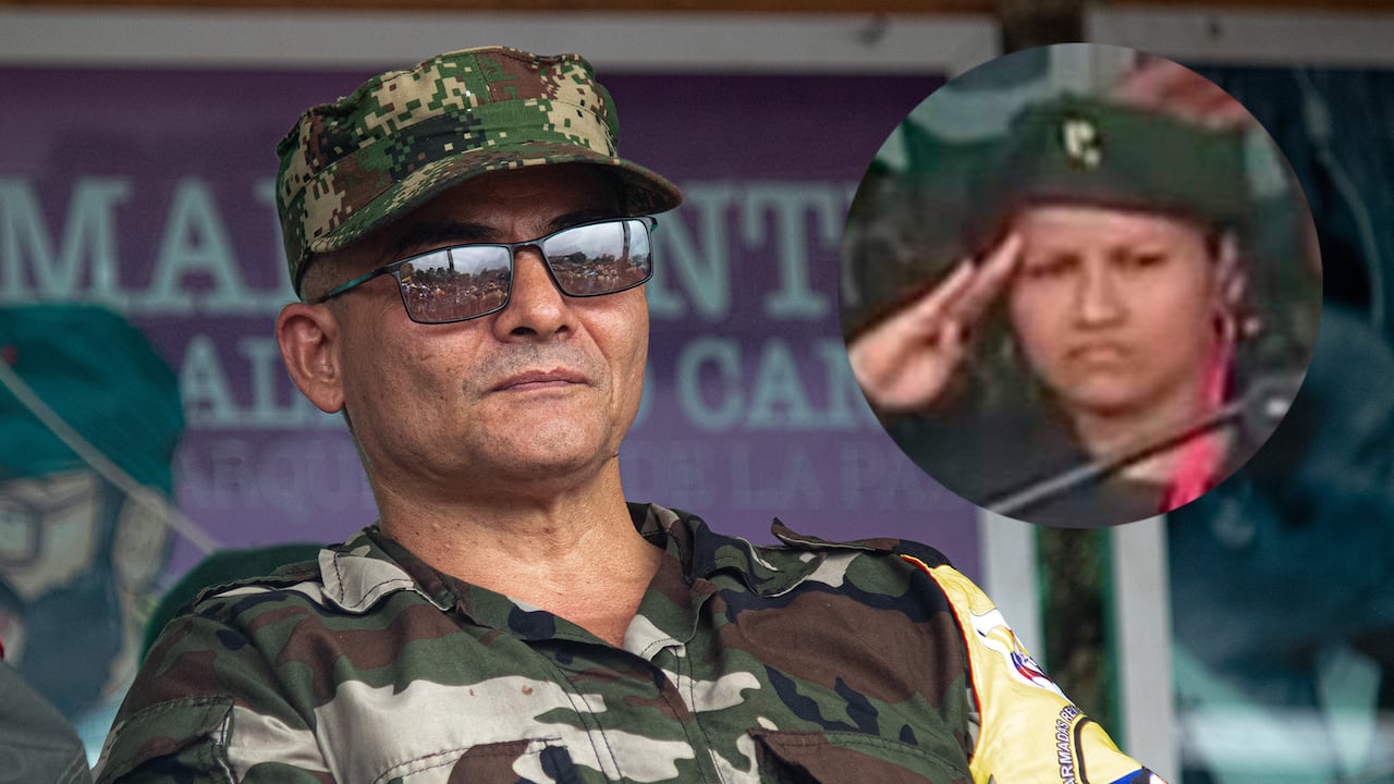 Nestor Gregorio Vera Fernandez, alias Ivan Mordisco, junto con alias Jenny. (Photo by: Sebastian Marmolejo/Long Visual Press/Universal Images Group via Getty Images)