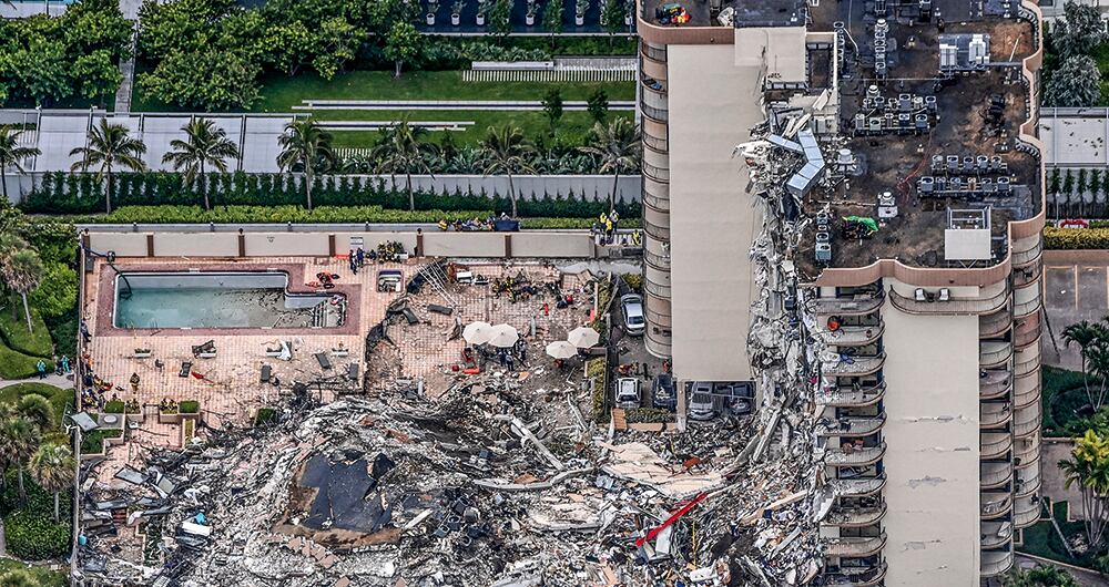  El Champlain Towers South hace parte de un conjunto de edificios con el mismo nombre que fue construido en 1981.