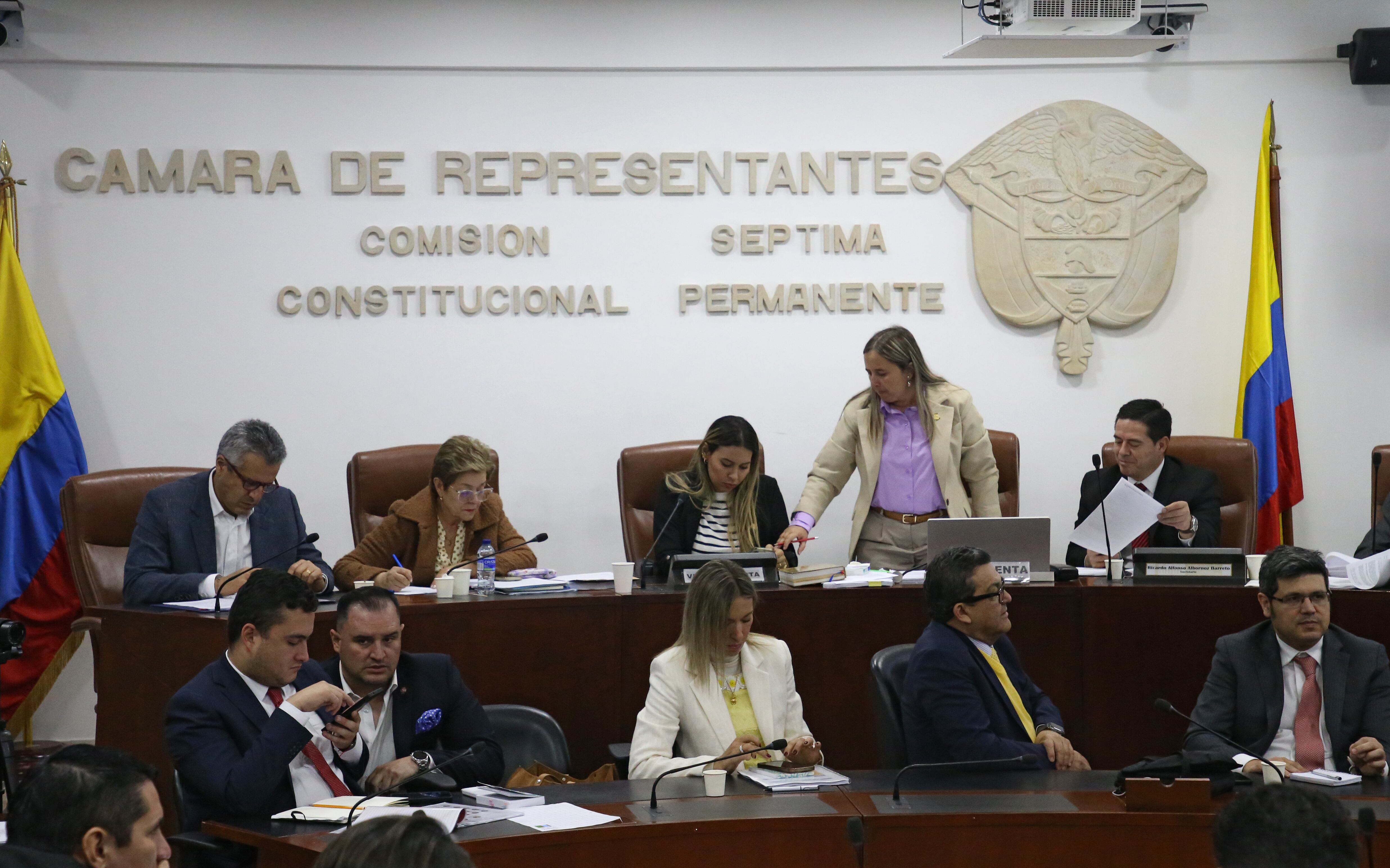 Comisión Séptima de la Cámara de Representantes inició el trámite en tercer debate del proyecto de reforma pensional del Gobierno de Gustavo Petro
Bogota mayo 21 del 2024
Foto Guillermo Torres Reina / Semana