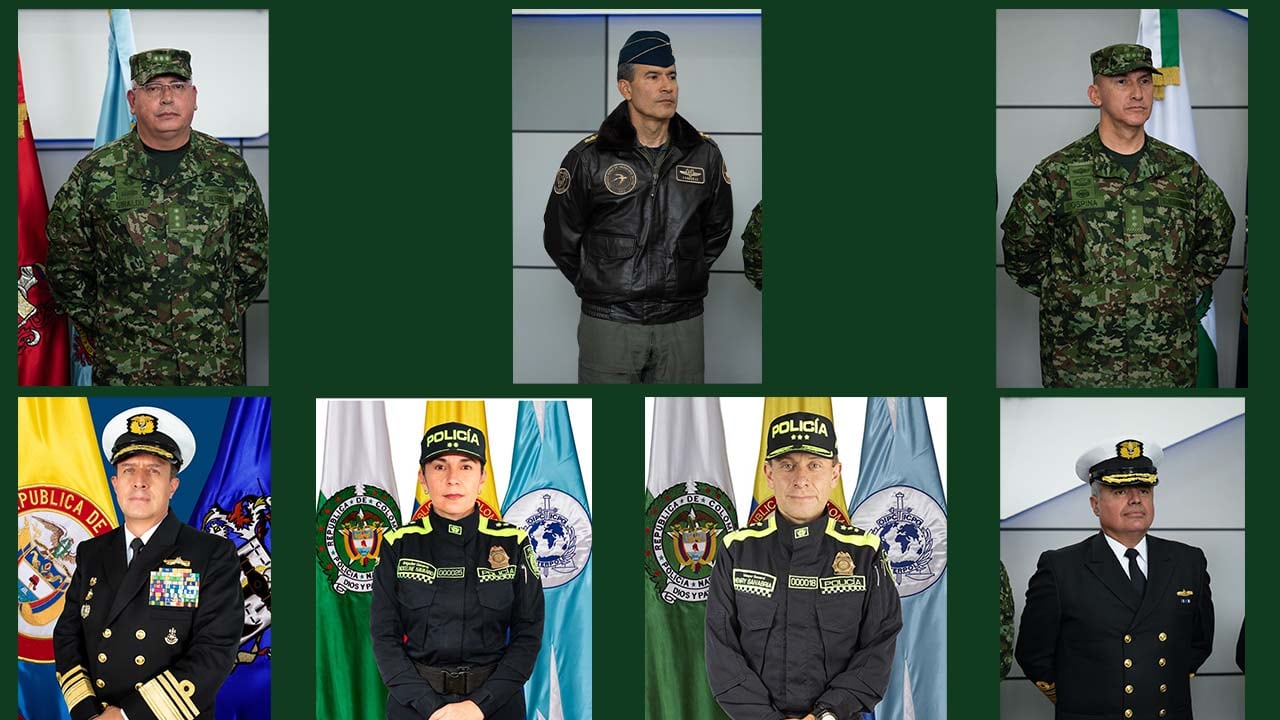 El Presidente de la República, Gustavo Petro, anunció este viernes los integrantes de la nueva cúpula de las Fuerzas Militares y de la Policía Nacional,