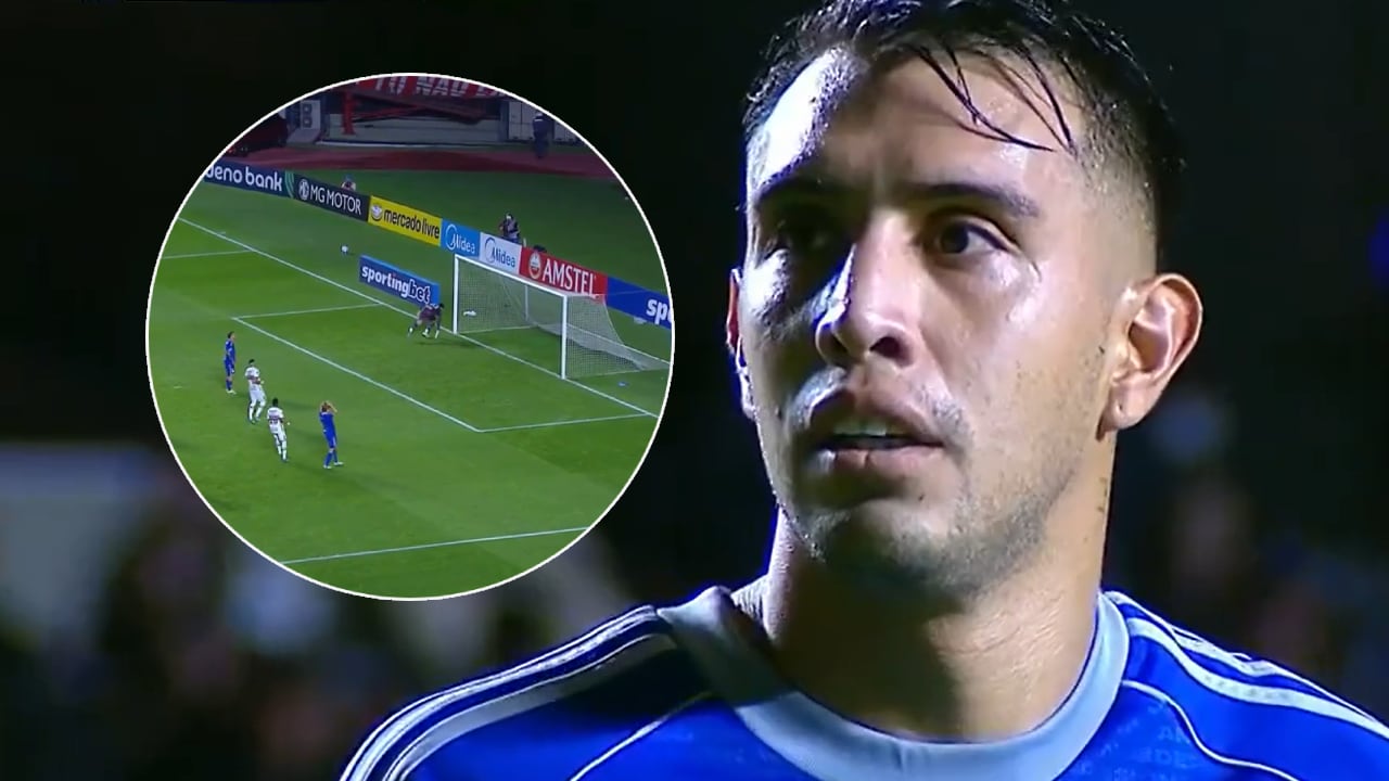 Contreras erró un penal a los 87 minutos.
