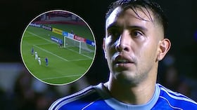 Rodrigo Contreras quedó retratado por el penal errado a los 87 minutos.