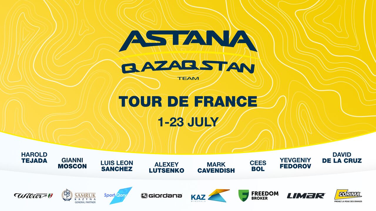 Astana presentó su nómina para el Tour de Francia 2023