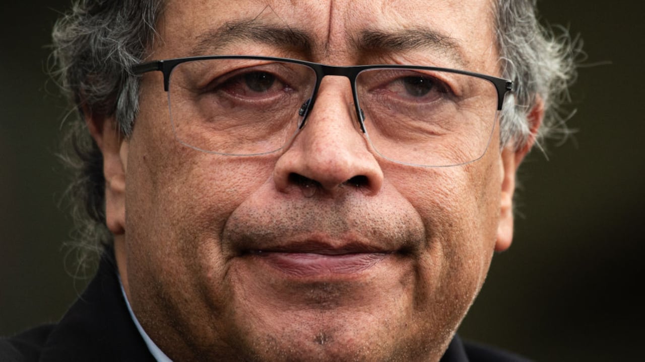 El presidente colombiano, Gustavo Petro, en la Escuela Militar José María Córdova, en Bogotá (Colombia), el 9 de julio de 2024. Foto de Sebastián Barros/NurPhoto vía Getty Images