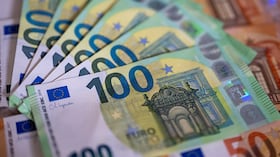 Billetes euros.