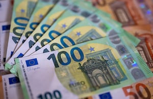 Billetes euros.