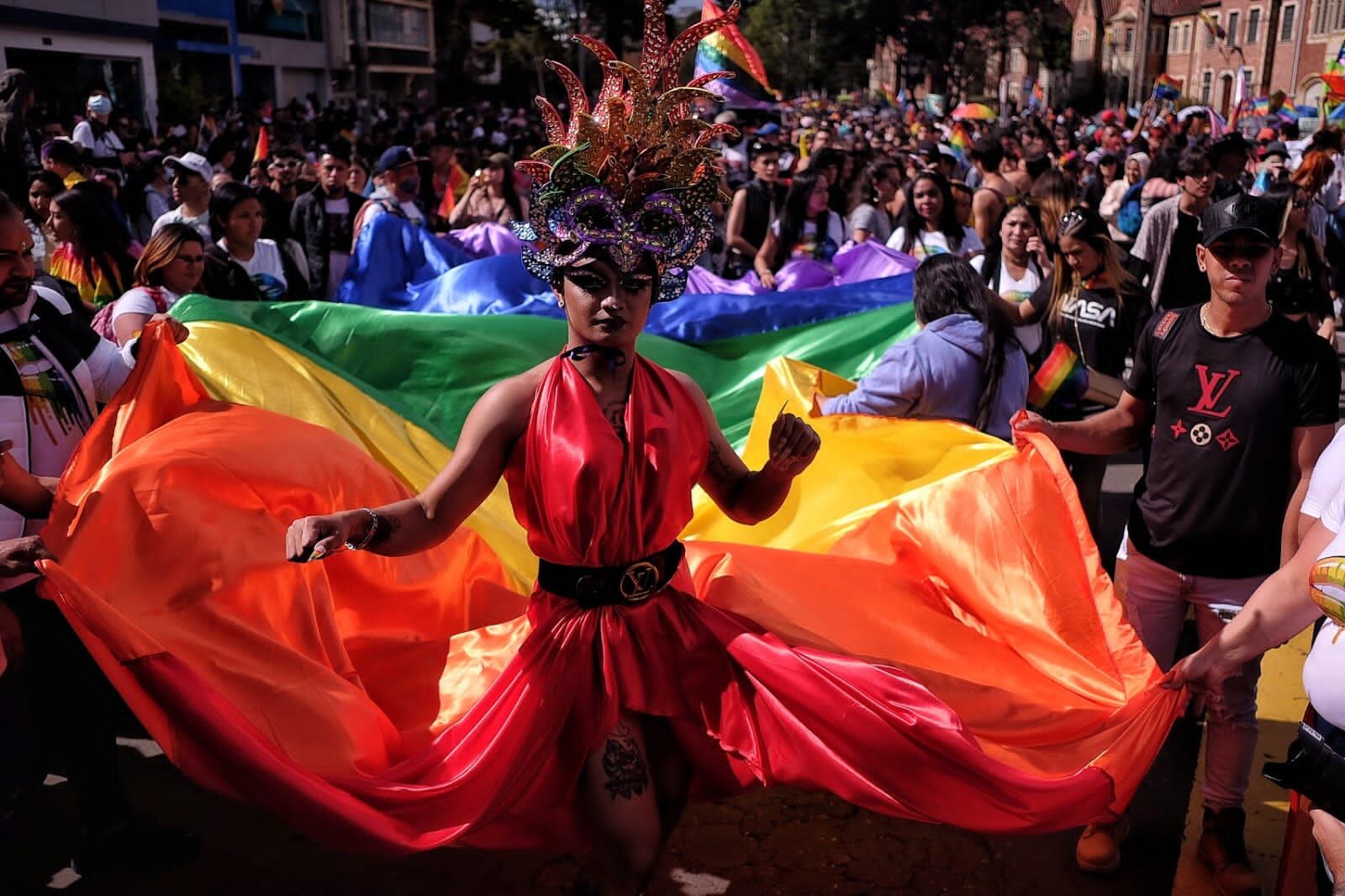marcha LGTBIQ+ en Bogotá