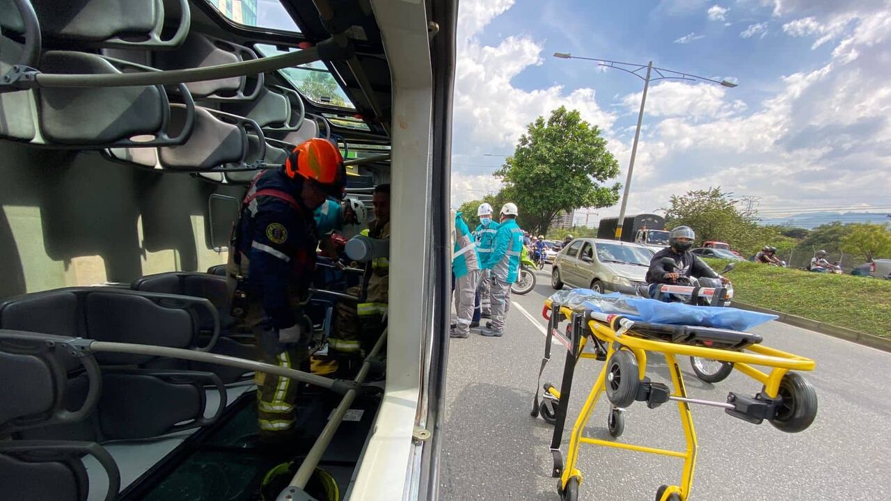 Los lesionados presentaron heridas en rostro, hematomas, entre otras.