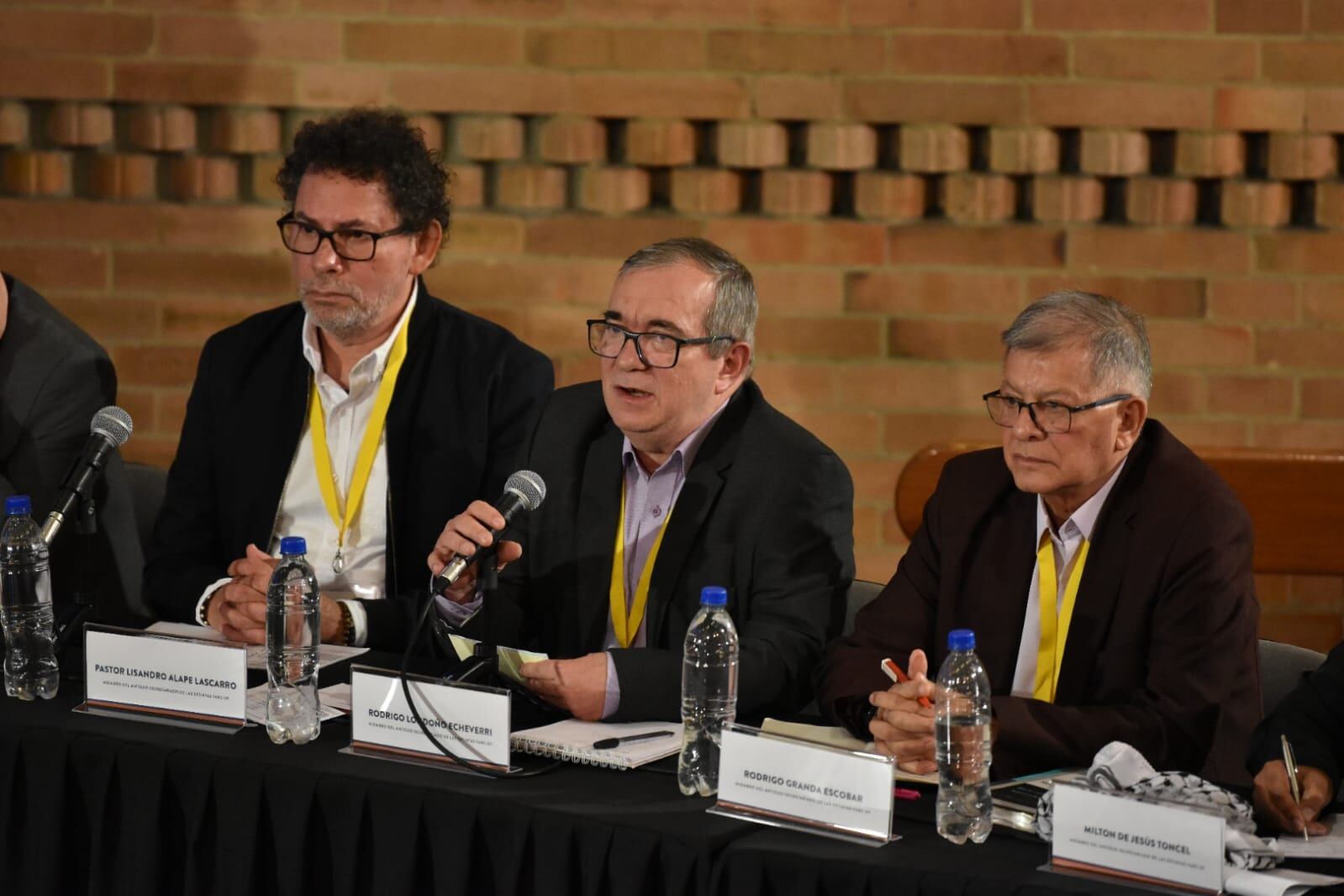 JEP Justicia especial Para la Paz, Reconocimiento del Exsecretariado de las FARC EP caso 01 Pablo Catatumbo, Rodrigo Londoño, Pastor Alape, Jaime Alberto Parra y Rodrigo Granda