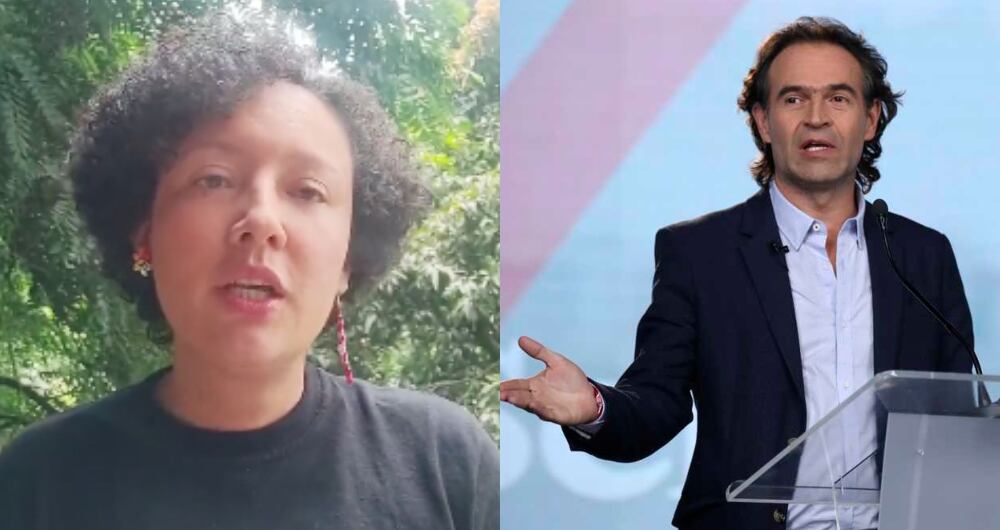 Senadora electa Isabel Zuleta y el candidato Federico Gutiérrez