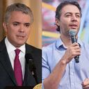 Iván Duque, Daniel Quintero y Gustavo Petro.